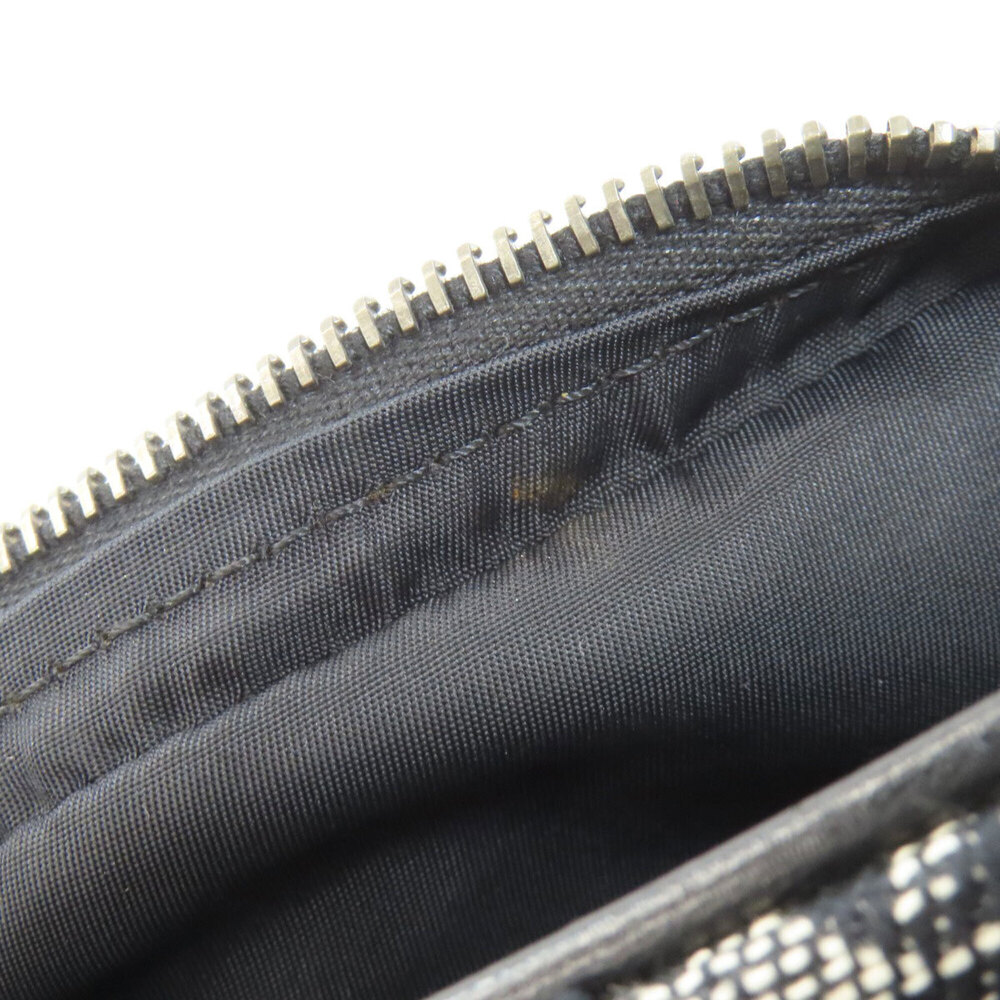 CHRISTIAN DIOR Black Canvas Trotter Shoulder Bag - Picture 9 of 16